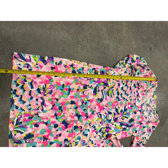 Lilly Pulitzer 3/4 Sleeve Beacon Dress in Pina Colada Club Size large - Picture 2 of 4